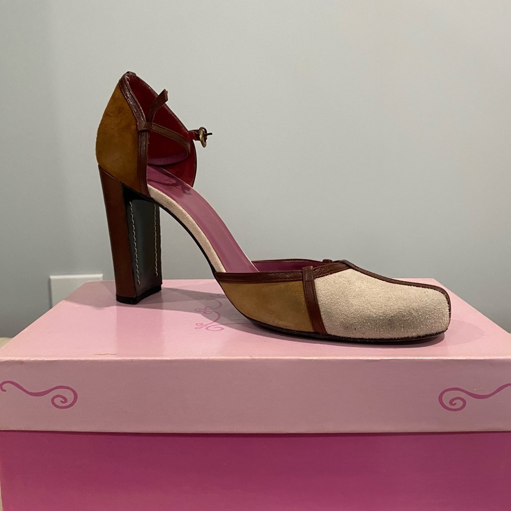 Charles David Color Block Heels - image 1